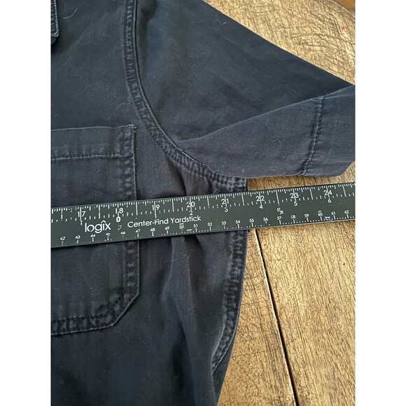 Lucky Brand Drawstring Cotton Dress Coveralls Fringed Hem Size Medium Festival - Picture 5 of 7